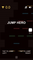 Jump Hero - 2D Arcade Game template for Unity Screenshot 1