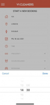 Cleaning Services Booking App - Ionic With Backend Screenshot 9