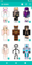 MCPE Skins for Minecraft Android Source code Screenshot 3
