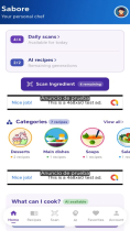 Sabore - AI Recipe Generator Flutter App  Screenshot 3