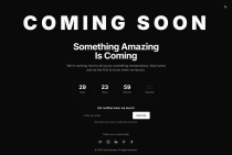 Coming Soon - Next.js Website Template Screenshot 2