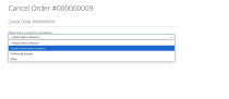 Order Cancel Extension for Magento 2 Screenshot 3