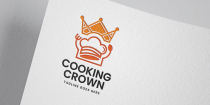 Cooking Crown Food Logo Template Screenshot 1